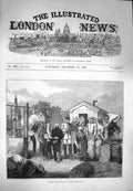 Original Old Antique Print 1870 Prussian Requisitions Village Paris France 19th