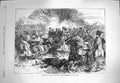 Old Antique Print 1870 Stampede French Cavalry Fight Battle Orleans War 19th