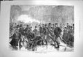 Old Antique Print 1871 Christmas Day Sports Versailles Ice Skating Scene 19th
