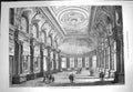 Original Old Antique Print 1871 Hall Drapers Company Throgmorton Street Art