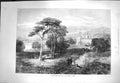 Original Old Antique Print 1871 Inverary Castle Duke Argyll Scotland Mo 19th