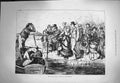 Original Old Antique Print 1871 April Scene Sketch Boat Race Sport Victorian