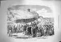 Original Old Antique Print 1871 Civil War Paris Cannon Montmartre Siers Weapons