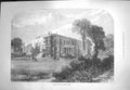 Original Old Antique Print 1871 Tichborne House Alresford Hants Architecture