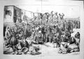 Original Old Antique Print 1871 Scene On The Sands Beach Native Entertainment 0