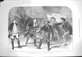 Original Old Antique Print 1871 Scene Rob Roy Theatre Roayl Edinburgh Scott
