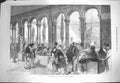 Original Old Antique Print 1871 French Annexe International Exhibition 19th