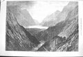 Old Antique Print 1871 Loch Maree Dingwall Sky Railway Scotland Mountains 19th