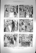 Original Old Antique Print 1871 International Exhibition Toys Llama Frenc 19th