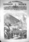 Antique Old Print *3650 1871 Lord Derby Seamen Orphan Institution Liverpool
