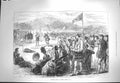 Original Old Antique Print 1871 Highland Games Aboyne Aberdeenshire S Victorian