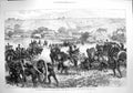 Original Old Antique Print 1871 Charles Staveley Force Hope Grants Hog'S Back