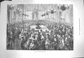 Original Old Antique Print 1871 Gambling Table Hombourg Men Ladies Victorian