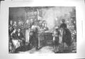 Original Old Antique Print 1871 November Night Scene Ireland Candle Ligh 19th