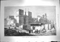 Old Antique Print 1871 Gate Victory Cairo Castle Architecture Dudley Art 19th