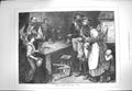 Original Old Antique Print 1871 Scene Cabaret North France Siers Fine Art 19th
