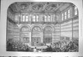 Original Old Antique Print 1871 Lecture Theatre London University Bur Victorian