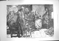 Original Old Antique Print 1871 Winter Evening Bavarian Tyrol Spinning Whe 19th