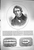 Old Antique Print 1871 John Ruskin Rear-Admiral Ryder Floating Hammocks 19th
