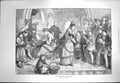 Original Old Antique Print 1871 Scene Village Choir Rehearsal Music Children