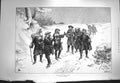Original Old Antique Print 1871 Men Going To The Dance Christmas Snow Barnard