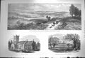Original Old Antique Print 1871 Sandringham Church Newton Railway Wolferton