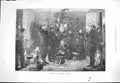 Original Old Antique Print 1871 Scene Christmas Outposts Paris Siers Tree 19th