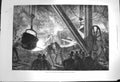 Old Antique Print 1872 Casting Cylinder New Albert Bridge Chelsea London 19th