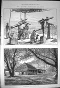 Old Antique Print 1872 Eclipse India Astronomers Bekul Canara Hill Rome 19th