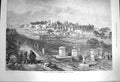 Old Antique Print 1872 Rome Palatine Hill Aventine Wall Romulus Mugonia 19th