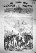 Original Old Antique Print 1872 British Eclipse Expedition India Scene Bekul