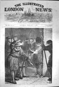 Original Old Antique Print 1872 Royal Body Guard Houses Parliament Vaults 19th
