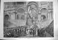 Old Antique Print 1872 Thanksgiving George Iii St. Paul'S Cathedral Nave 19th