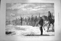 Antique Old Print Ref.98 1872 Easter Monday Volunteer Review Brighton Siers