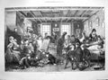 Original Old Antique Print 1872 East London Hospital Children Nurses Fine Art