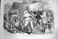 Original Old Antique Print 1872 Osier-Stripping Warwickshire 19th