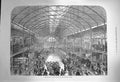 Original Old Antique Print 1872 Prince Wales Opening Bethnal Green Museum 19th