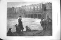 Original Old Antique Print 1872 Jacobite'S Farewell River Boat Fine Art 19th