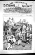 Original Old Antique Print 1872 Lord'S Cricket Ground Eton Harrow Matc Victorian