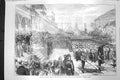 Antique Print *3977 1872 Drilled Schools Prince Wales Horticultural Gardens