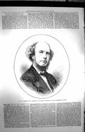 Original Old Antique Print 1872 Carpenter President British Advancement Science