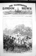 Original Old Antique Print 1872 Autumn Campaign Advance Connaught Ranger 19th
