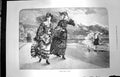 Original Old Antique Print 1872 Breeze After Bathe Women Beach Seaside Ladies