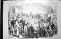 Original Old Antique Print 1872 French Emigration Alsace Lorraine Paris Relief