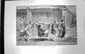 Original Old Antique Print 1872 Scene Japan Travelling Kago Japanese Victorian