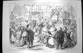 Original Old Antique Print 1872 Visit Thiers House Place St. Georges Victorian