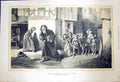 Old Antique Print 1872 Scene Adam Warner Hooted Wizard Children Roberts 19th