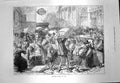 Old Antique Print 1873 Scene Publishing Journals Paris France Newspapers 19th
