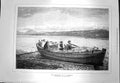 Original Old Antique Print 1873 Ferry Boat Sheep Animals Shepherd Richardson