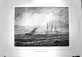 Old Antique Print 1873 Turners Liber Studioum Sea War Ships Boat Sailing 19th
